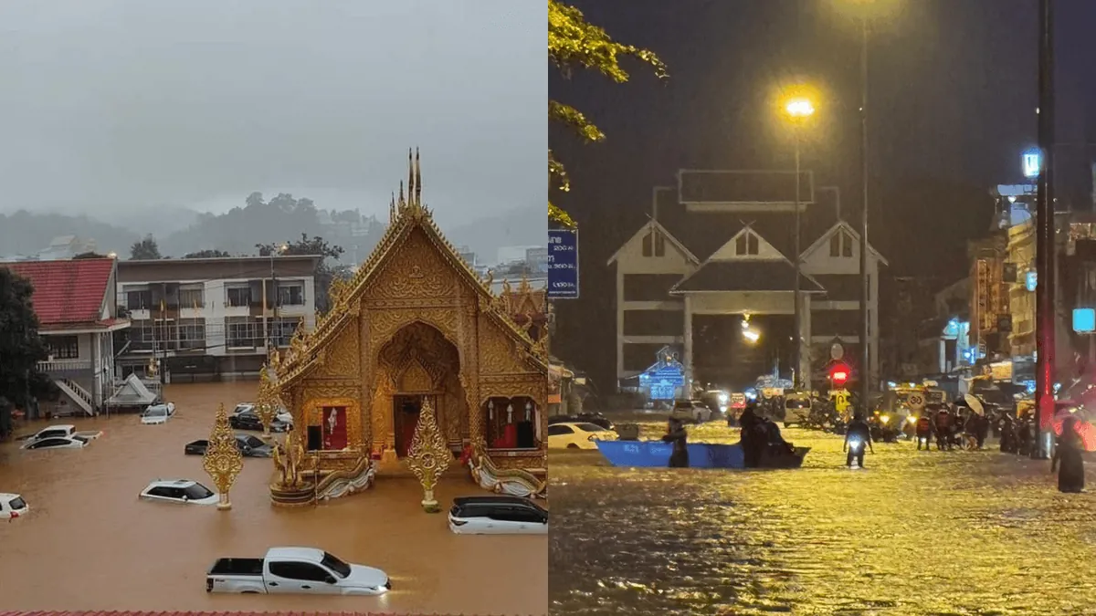 Schwere Überschwemmungen in Chiang Mai: Touristenparadies unter Wasser