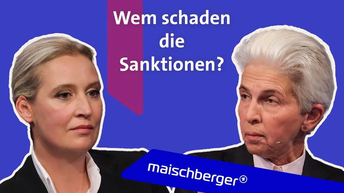 Hitzige Debatte bei "Maischberger": Lafontaine und Strack-Zimmermann im Clinch