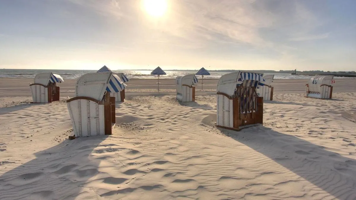 Travemünde: Herbstliches Juwel an der Ostseeküste