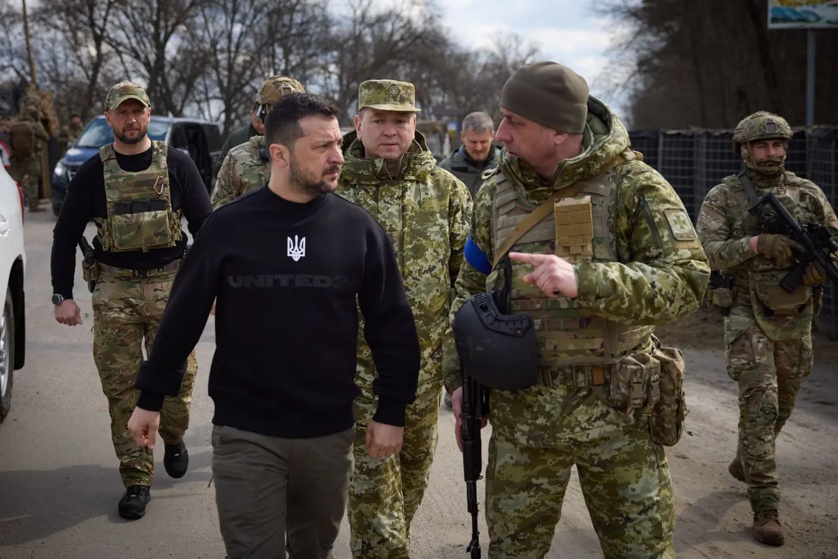 Selenskyj besucht Grenzregion: Spannungen an der Front eskalieren