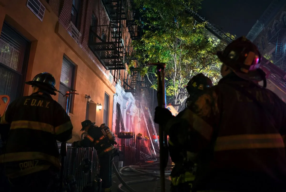 Dramatische Rettungsaktion: Feuerwehr rettet zehn Menschen bei Wohnungsbrand