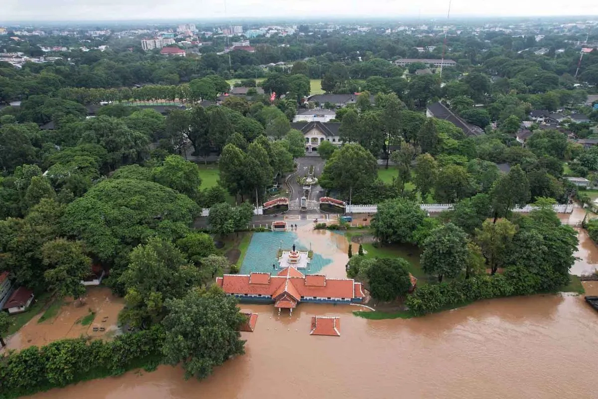 Historische Flut in Chiang Mai: Mensch und Tier in Gefahr