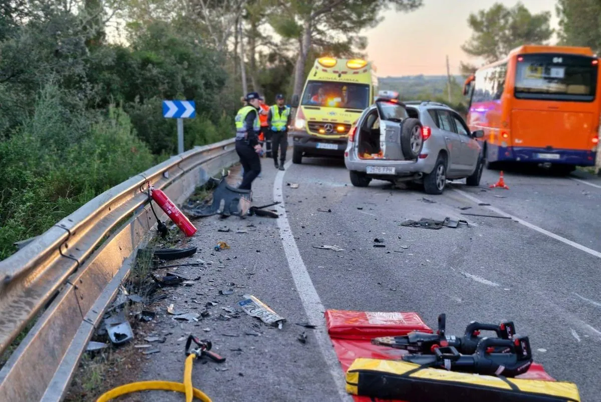 Deutscher Urlauber stirbt bei Autounfall auf Mallorca