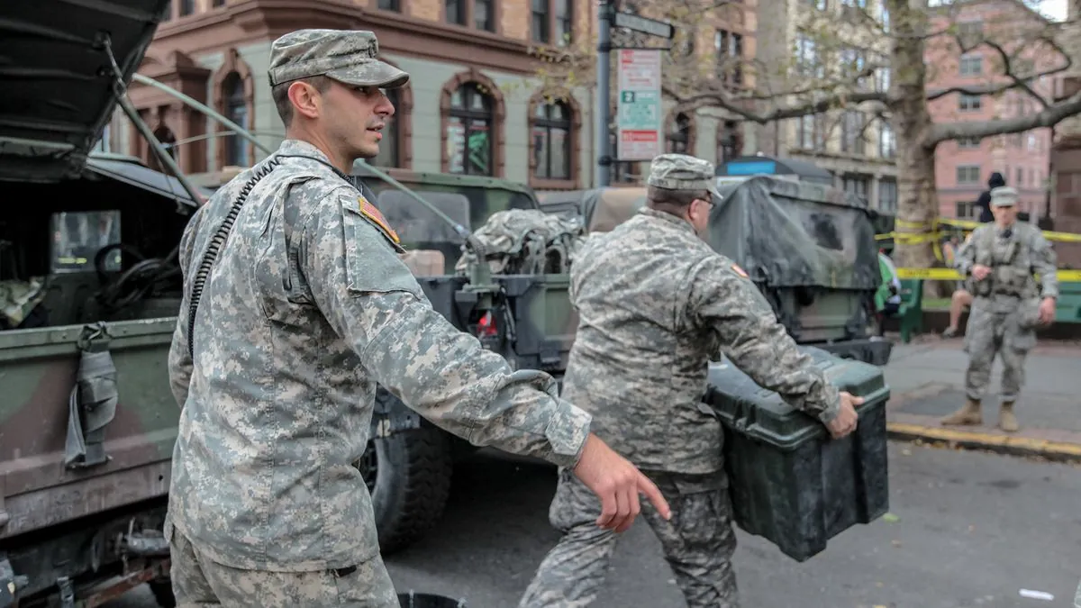 Chaos vor US-Wahl: Geschäfte verbarrikadiert und Nationalgarde in Alarmbereitschaft