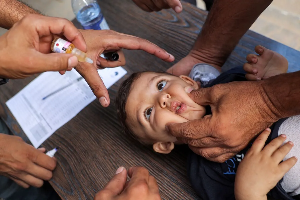 Dramatischer Zwischenfall bei Polio-Impfaktion in Gaza erschüttert WHO