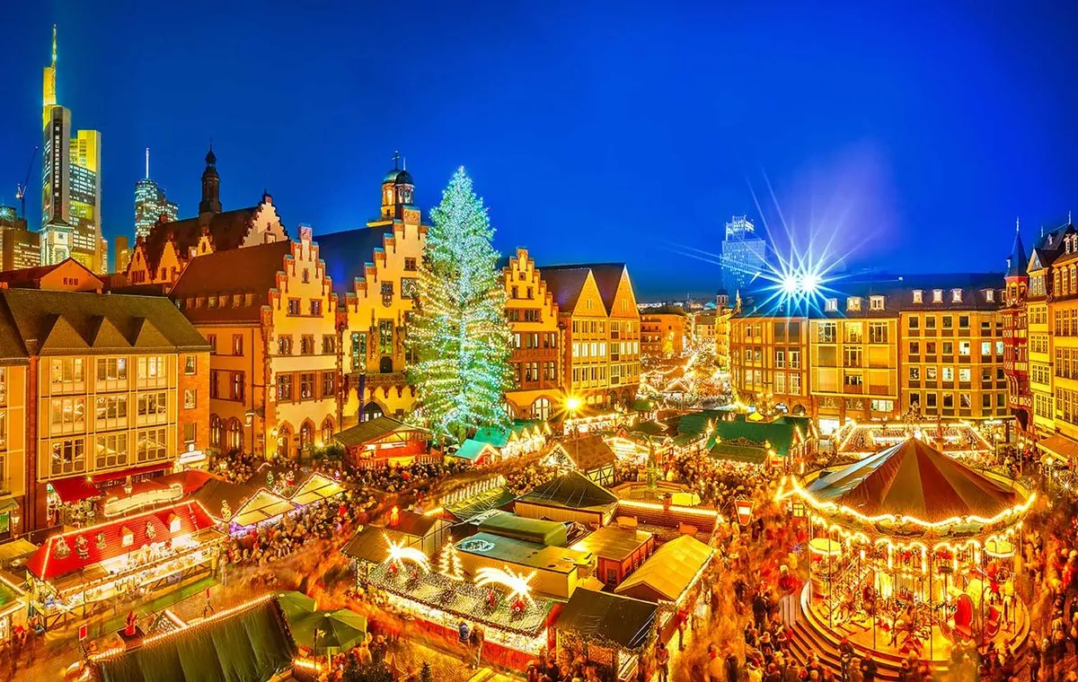 Frankfurter Weihnachtsmarkt öffnet mit neuen High-tech Sicherheitsmaßnahmen