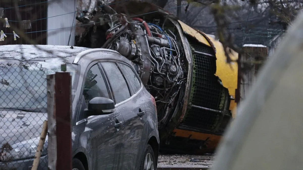 Überwachungsvideo zeigt DHL-Flugzeugabsturz nahe Vilnius