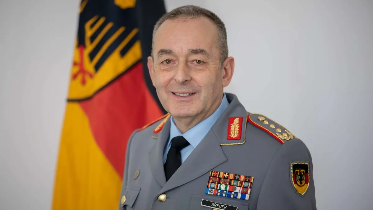 Deutschlands oberster General warnt: Russlands Plan geht weit über Ukraine hinaus