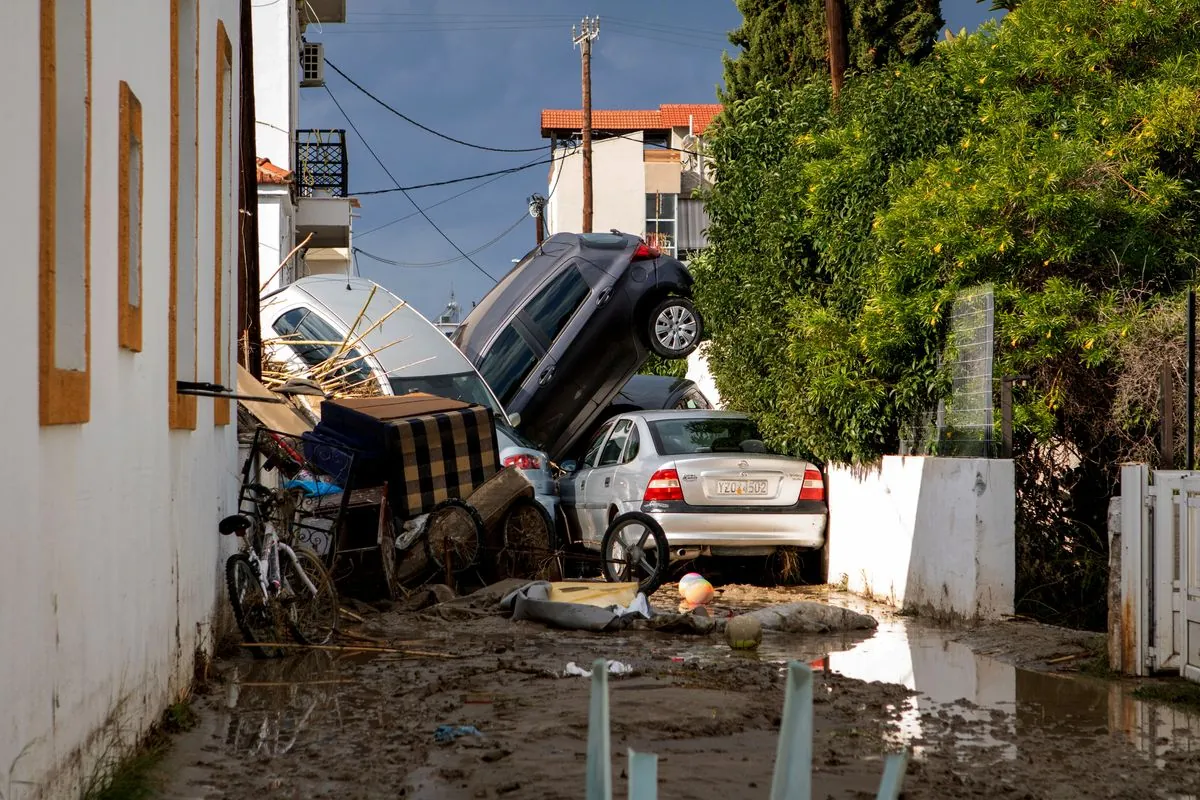 Griechische Ferieninsel Rhodes: Notfall-Fahrverbot nach Mega-Sturm